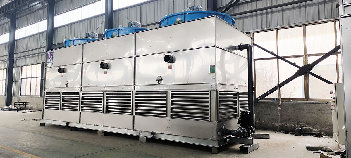 Front View Diagram of Closed-Circuit Cooling Tower Front View Diagram of Closed-Circuit Cooling Tower